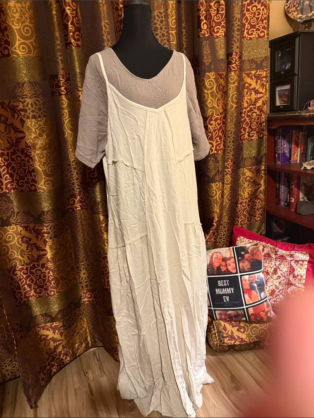 Yak & Yeti Earthy Linen Renissance dress and top